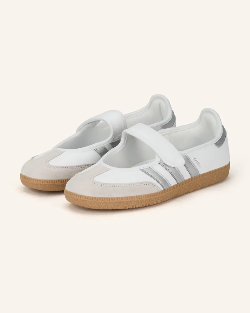 adidas Mary-Jane-Ballerinas SAMBA JANE Weiss