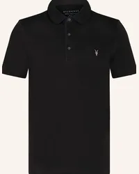 AllSaints Jersey-Poloshirt REID Slim Fit Schwarz