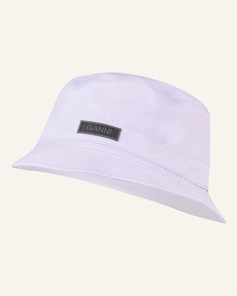 Ganni Bucket-Hat TECH Helllila