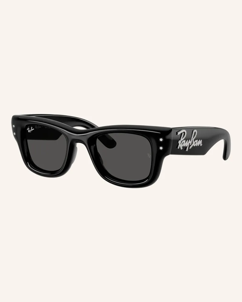 Ray Ban Sonnenbrille rb4940b Wayfarer Puffer schwarz Schwarz