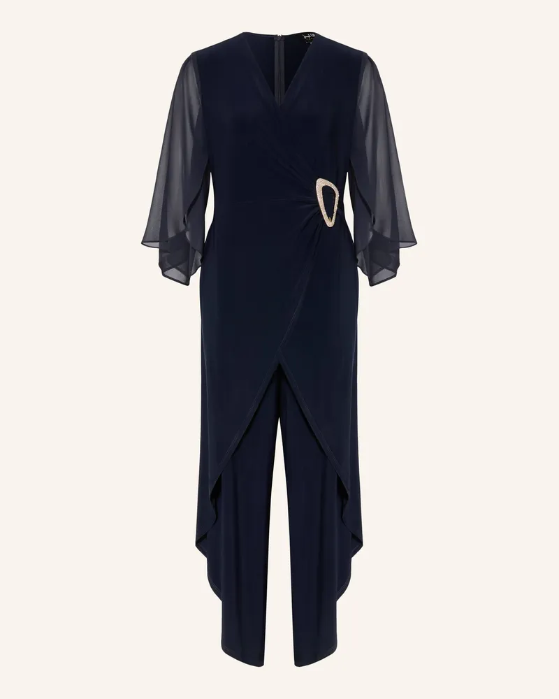 Joseph Ribkoff Jumpsuit Mit Schmucksteinen blau Dunkelblau
