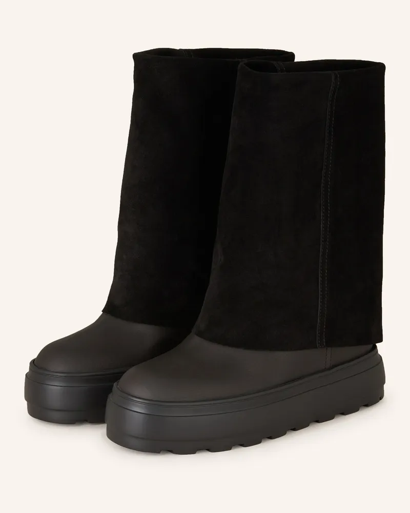 Casadei Plateau-Boots Schwarz