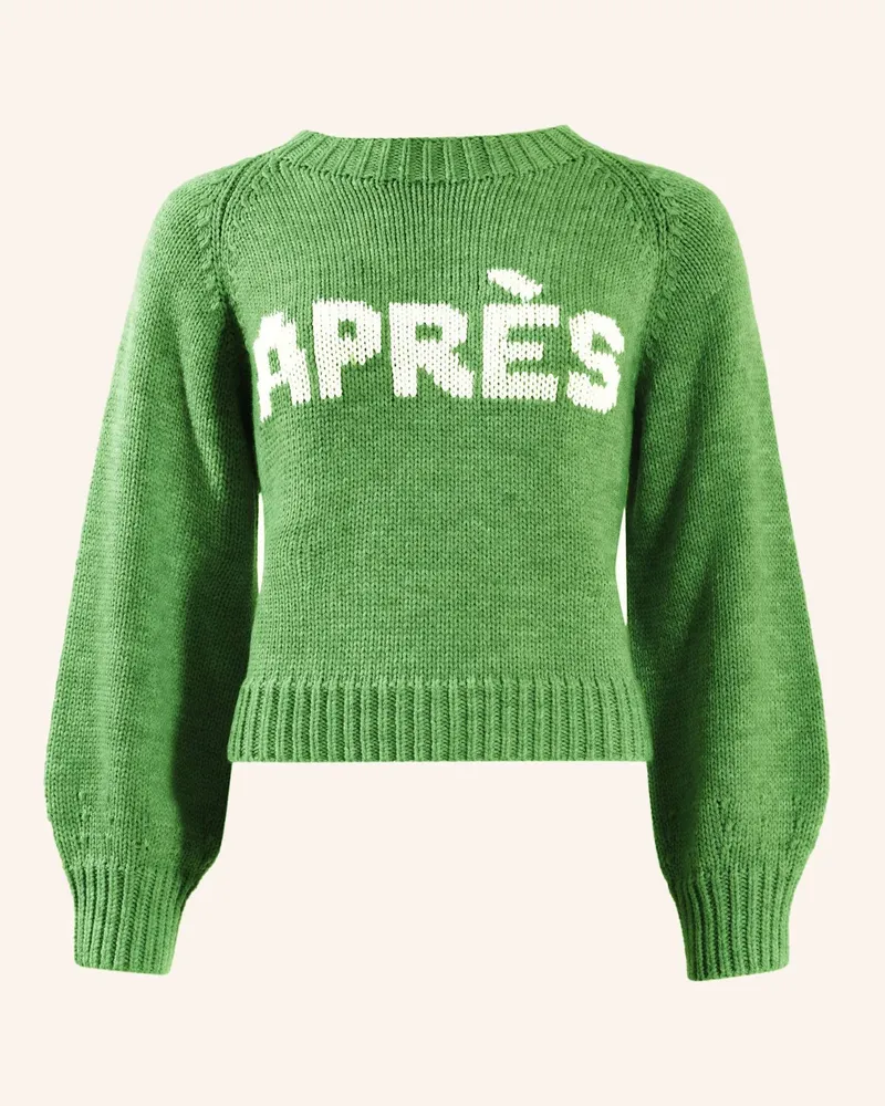 ADLYSH PULLOVER RUNDHALS MIT APRÉS DETAIL Grau