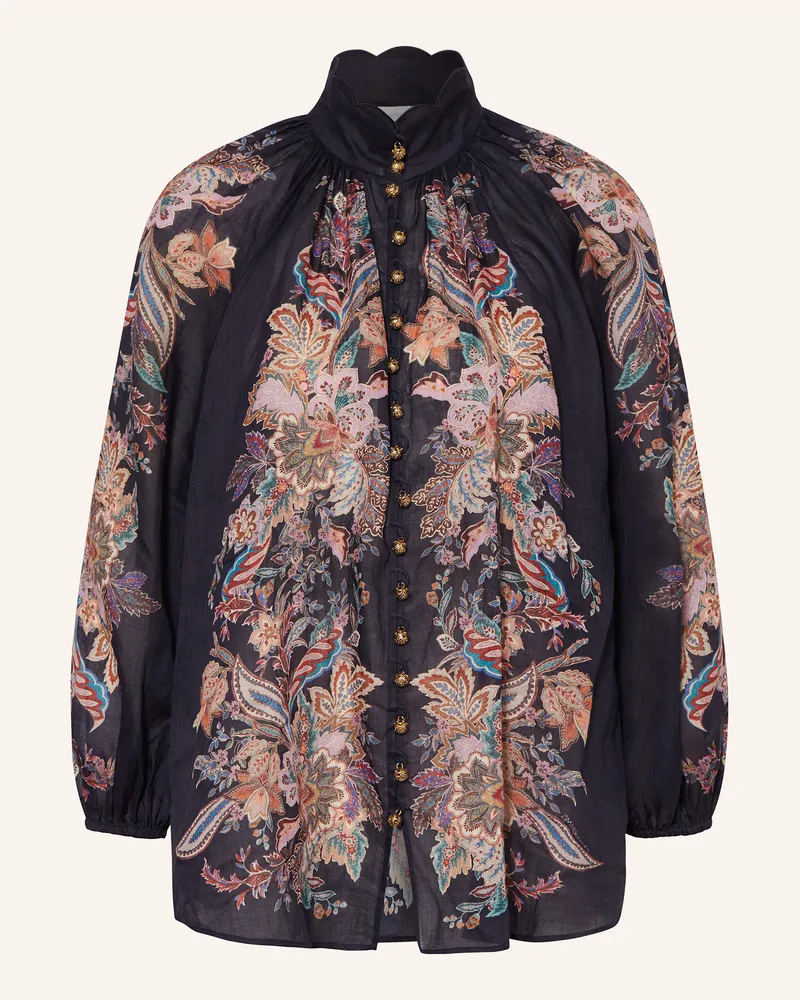 Zimmermann Bluse RHIANNON mit 3/4-Arm Dunkelblau