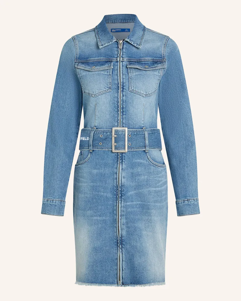 Karl Lagerfeld Kleid blau Blau