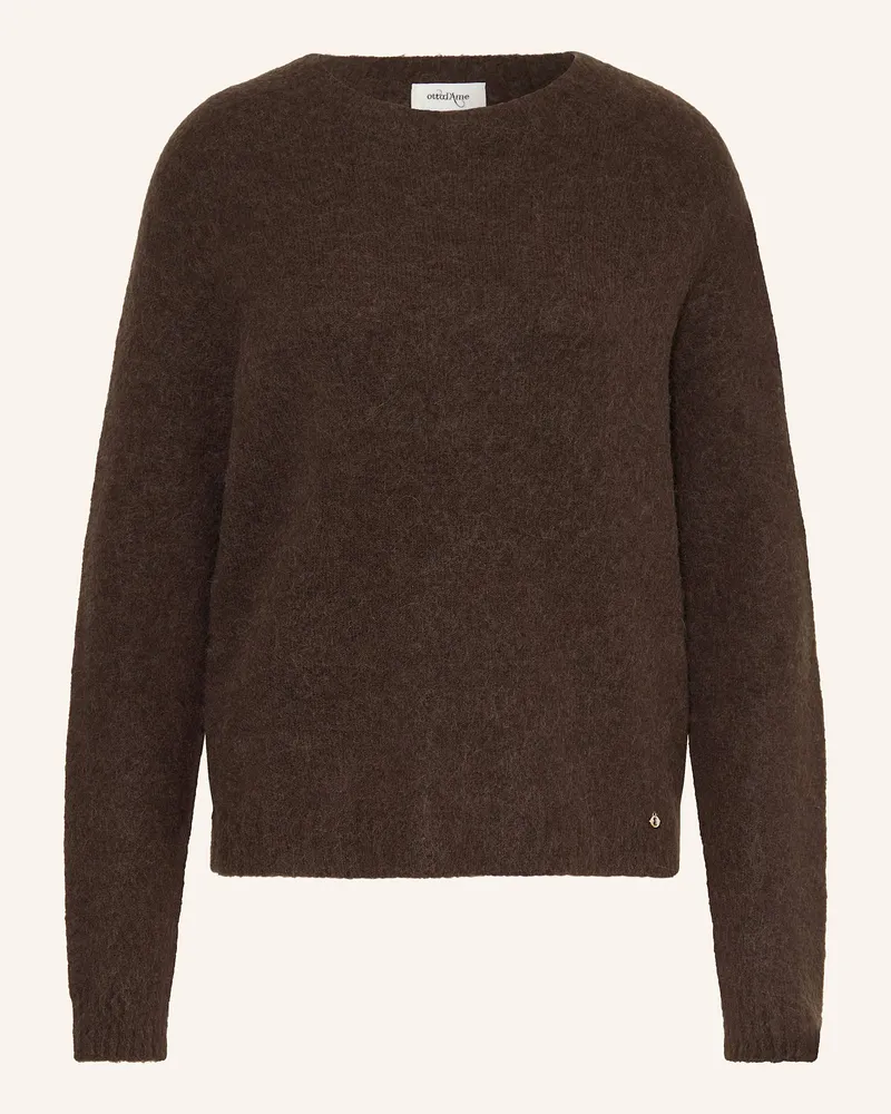ottod’Ame Pullover Dunkelbraun