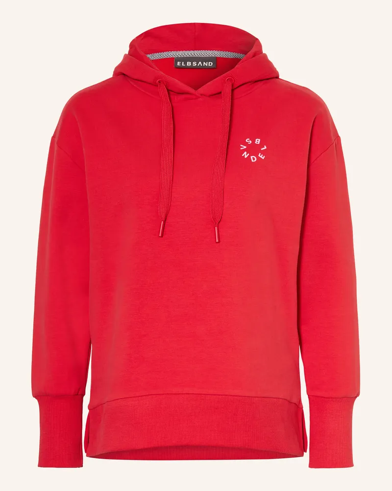 ELBSAND Hoodie Leah rot Rot