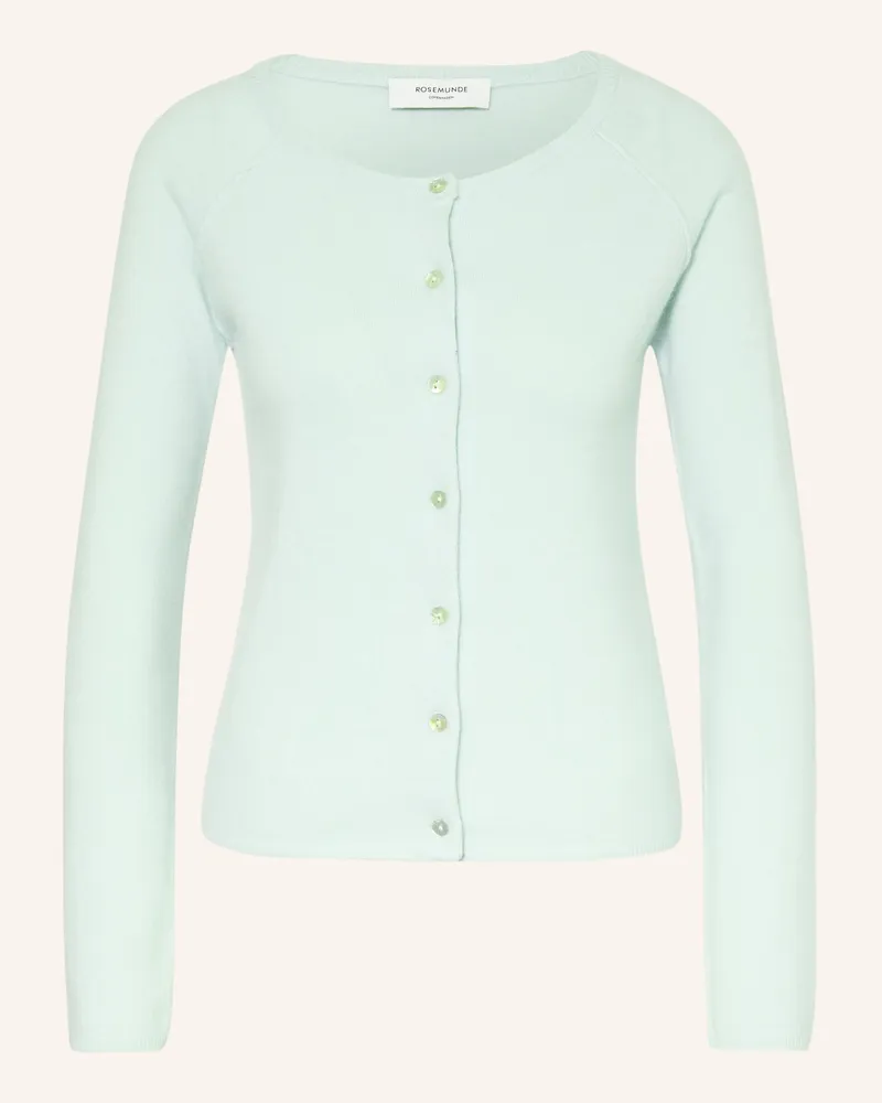 Rosemunde Strickjacke Laica Mit Cashmere gruen Mint