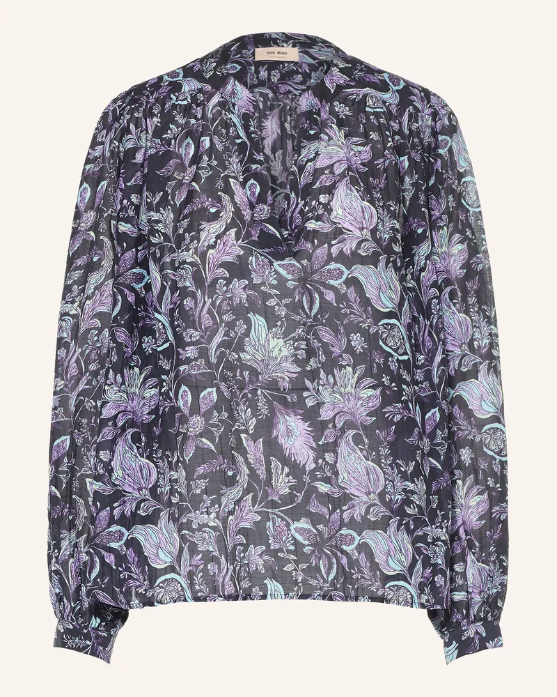 Mos Mosh Blusenshirt Mmtenca blau Schwarz
