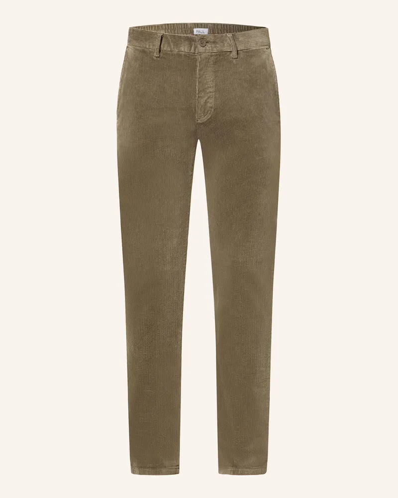 paul Cordchino Comfort Fit gruen Oliv