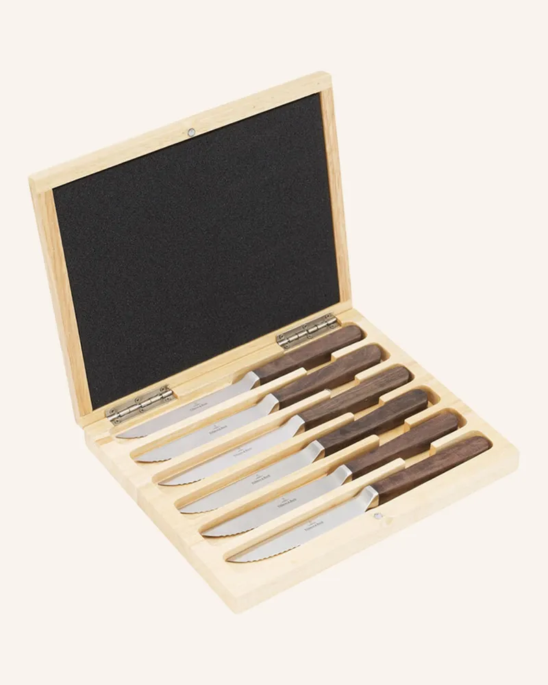 Villeroy & Boch Pizza-&Steakmesser Set 6tlg. TEXAS Silber