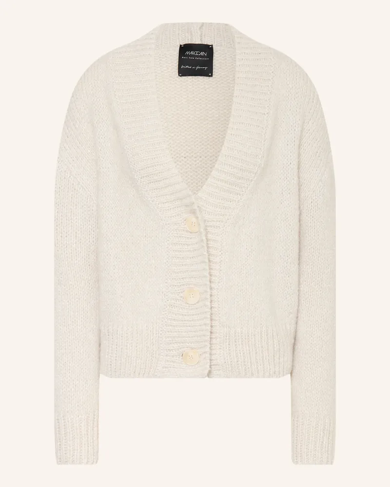 Marc Cain Strickjacke Mit Glitzergarn grau 812