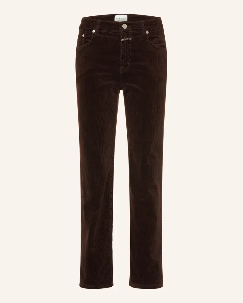 Closed Cordhose Milo braun Dunkelbraun
