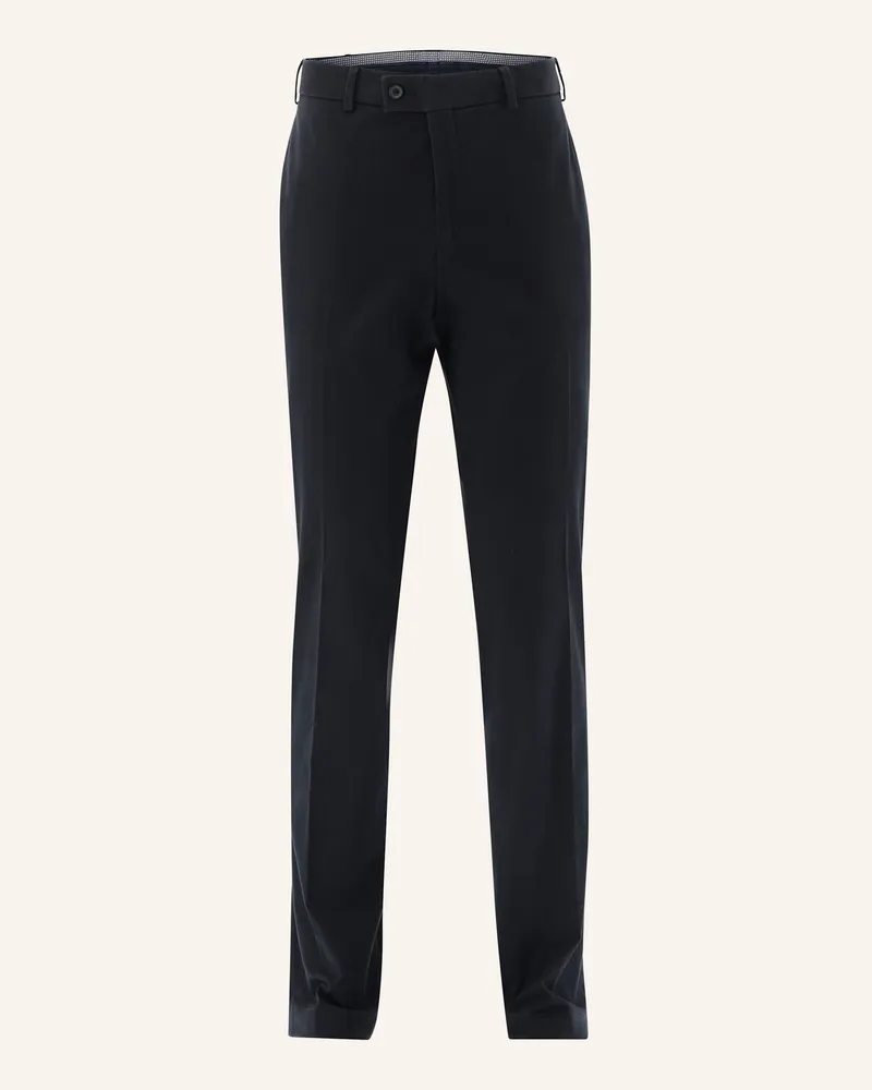 van Laack Hose Slim Fit blau Dunkelblau