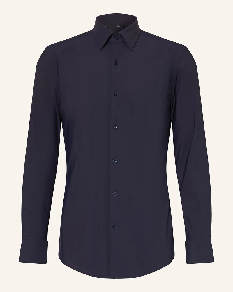 HUGO BOSS Hemd HANK Slim Fit Dunkelblau