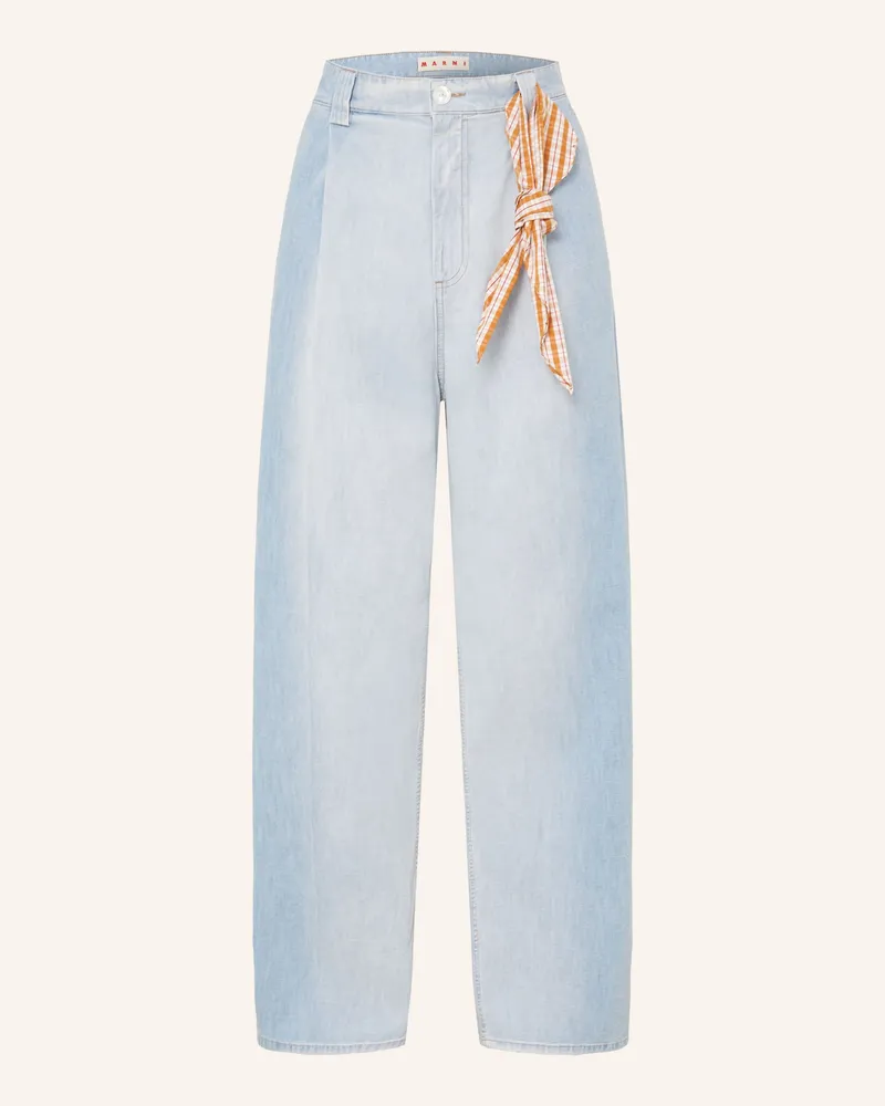Marni Jeans Loose Fit blau 00b15