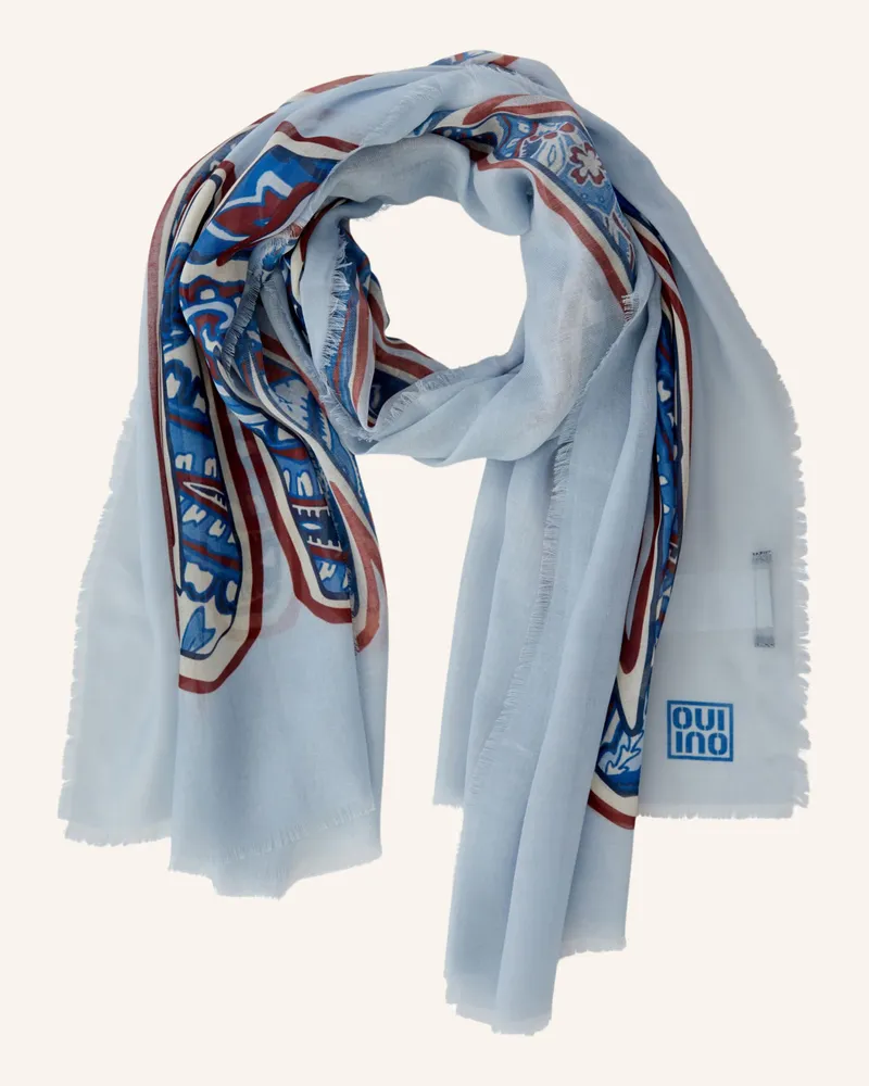 Oui  Oui Schal blau Blau
