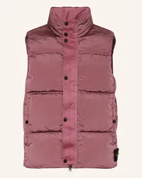 Stone Island Daunenweste Rosa