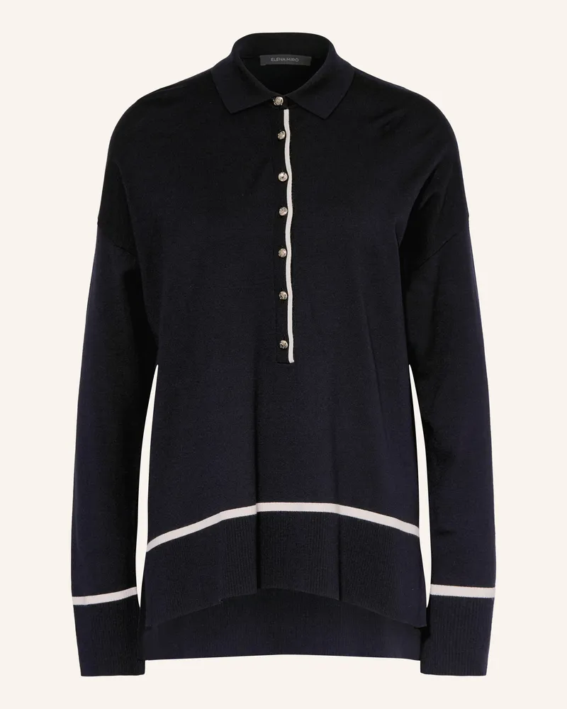 Elena Mirò Pullover Dunkelblau