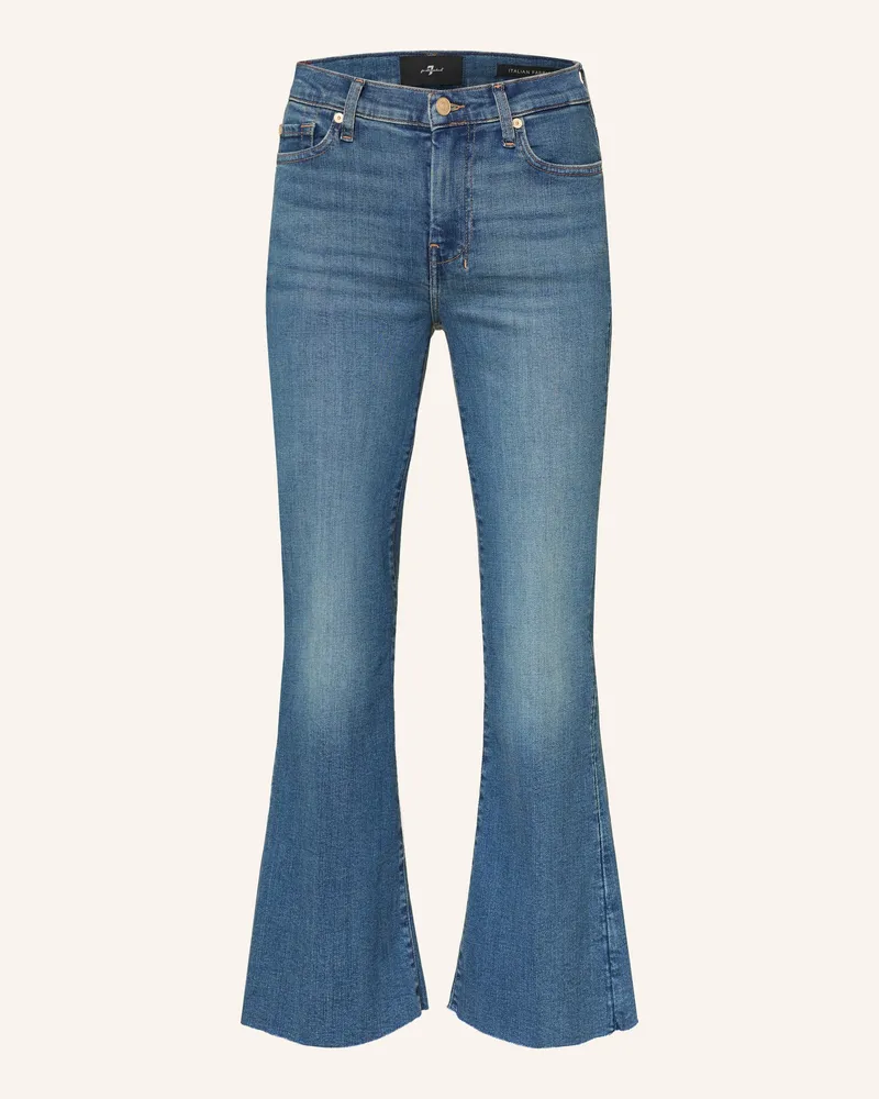 7 for all mankind Cropped Jeans Dojo blau 1zt