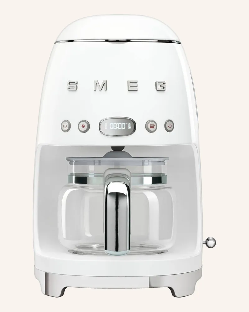 Smeg Filterkaffeemaschine dcf02 weiss Weiss