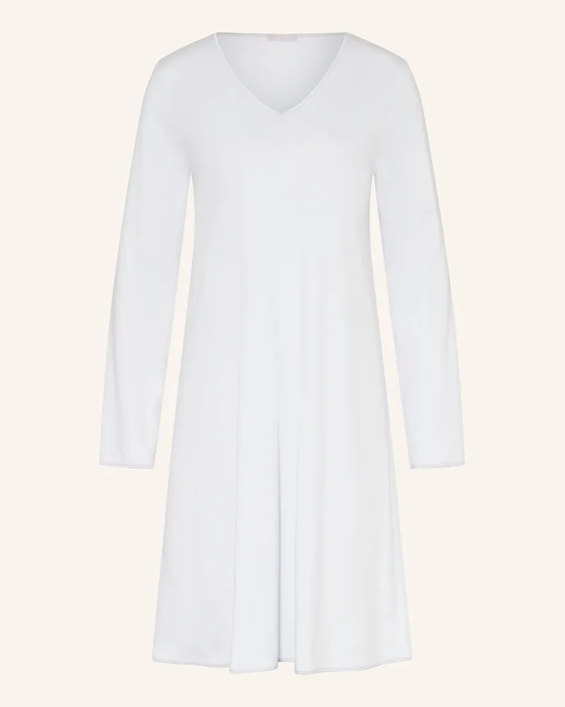 Hanro Nachthemd COTTON SILK Hellblau