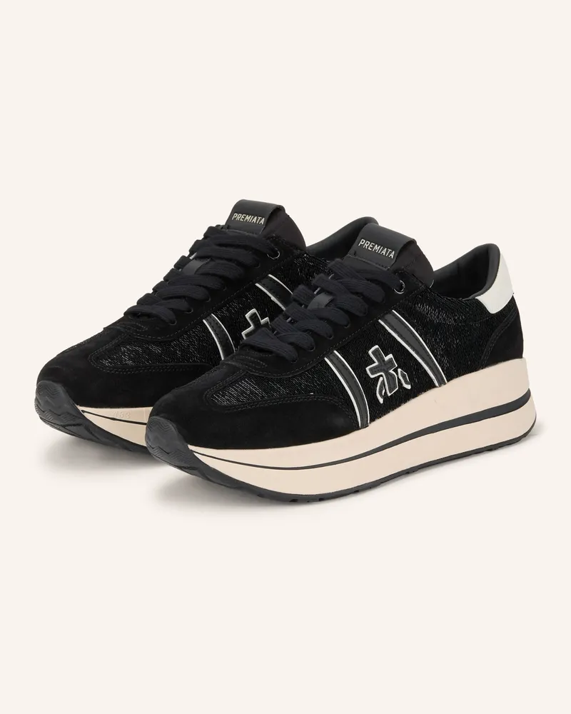 Premiata Sneaker Bethcoin Mit Pailletten schwarz Schwarz