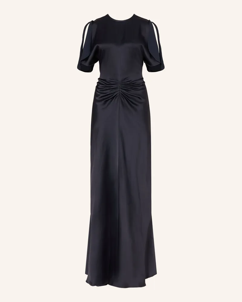Victoria Beckham Abendkleid blau Dunkelblau