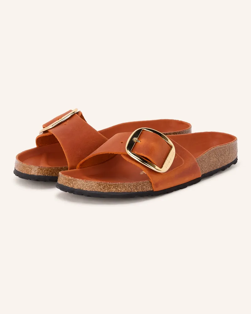 Birkenstock Pantoletten Madrid Big Buckle orange Dunkelorange