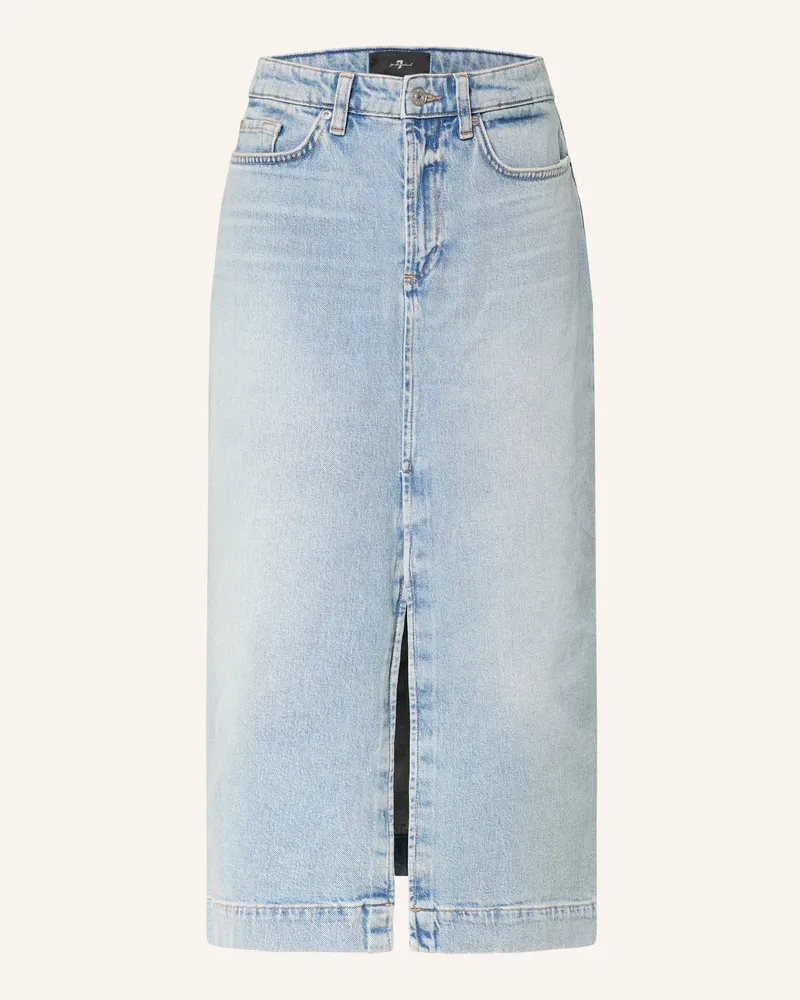 7 for all mankind Jeansrock Amber blau Od1