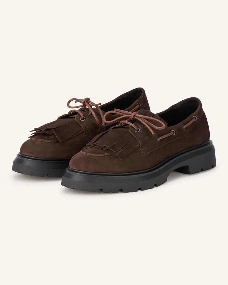 Darling Harbour Bootsschuhe braun Dunkelbraun