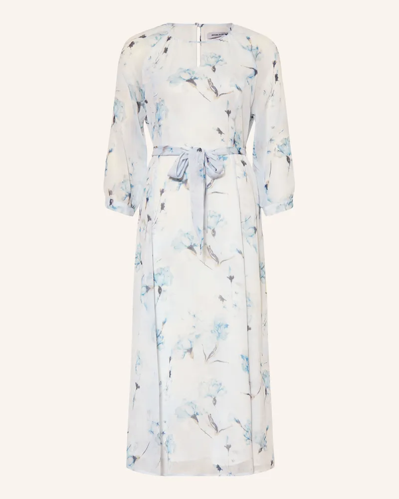 More & More Kleid Mit 3/4-Arm blau Hellblau