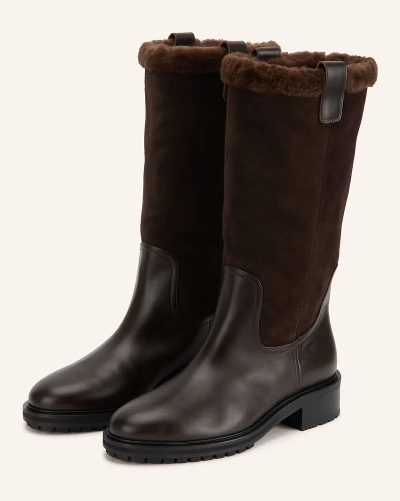 aeyde Stiefel Theo braun Dunkelbraun