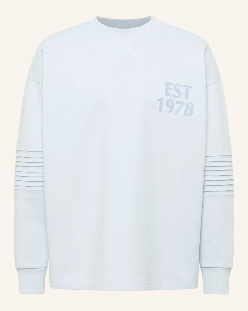 Carlo Colucci Sweatshirt - CLEAN CAPSULE FAUSTINI Hellblau