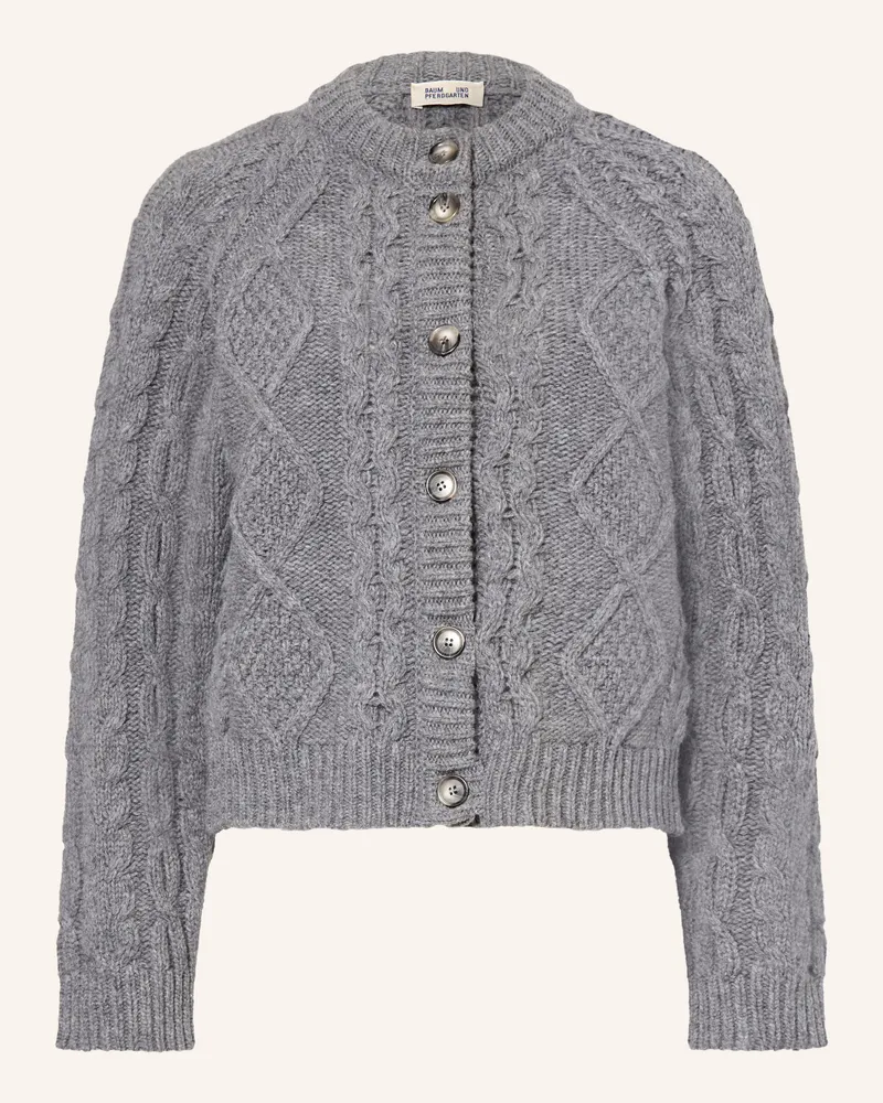 Baum und Pferdgarten Strickjacke Chleo Aus Merinowolle grau Grau