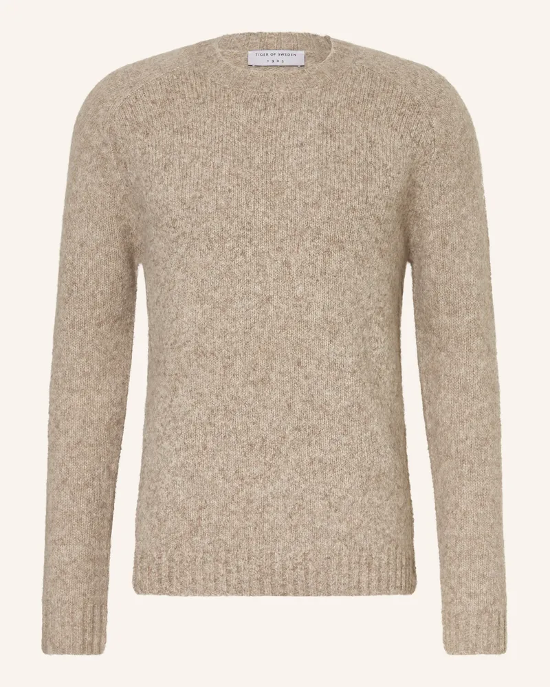 Tiger of Sweden Pullover ADRYAN mit Alpaka und Merinowolle Camel