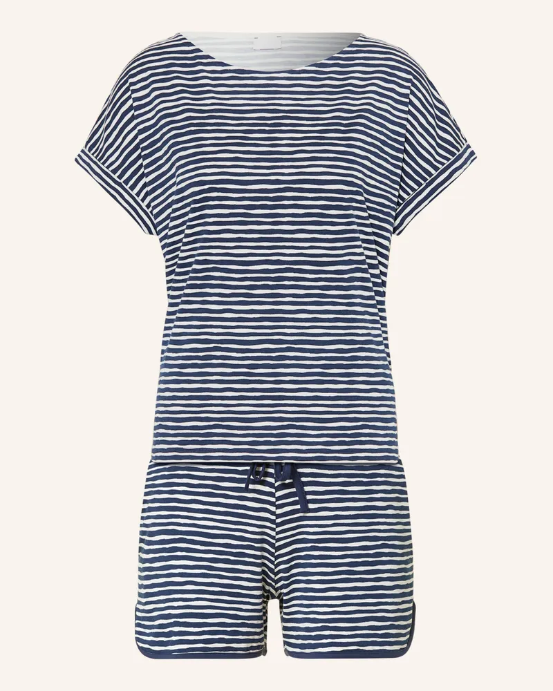 Mey Shorty-Schlafanzug Blau