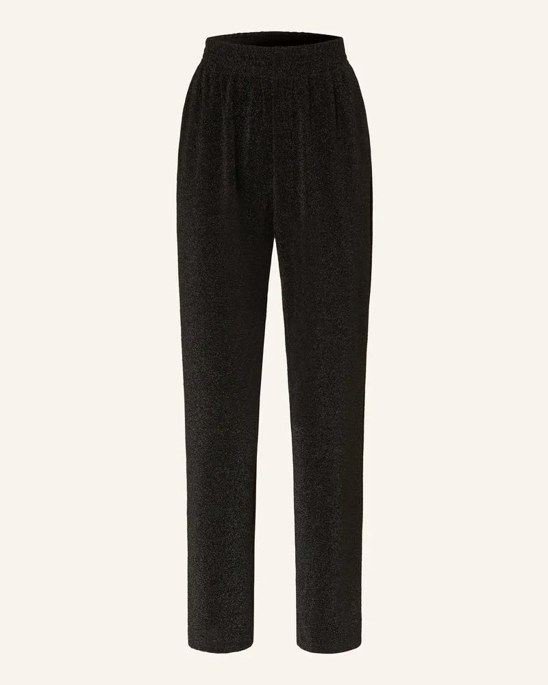 CATNOIR Hose Mit Glitzergarn schwarz Schwarz