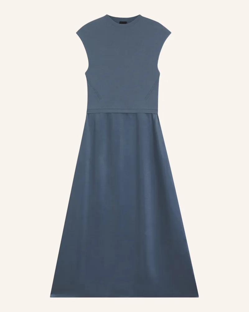 HUGO BOSS Gestricktes Kleid FERDOLINI Regular Fit Blau