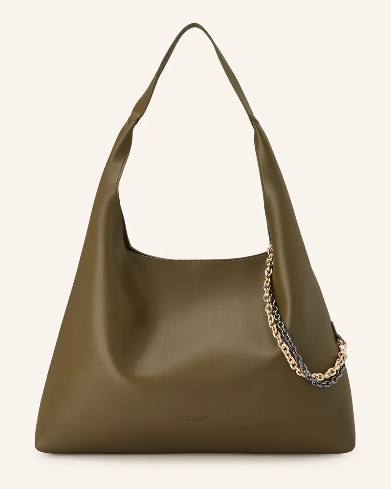 SEIDENFELT Beuteltasche LAINIO LARGE Oliv