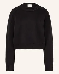 Loulou Studio Oversized-Pullover BRUZZI Schwarz