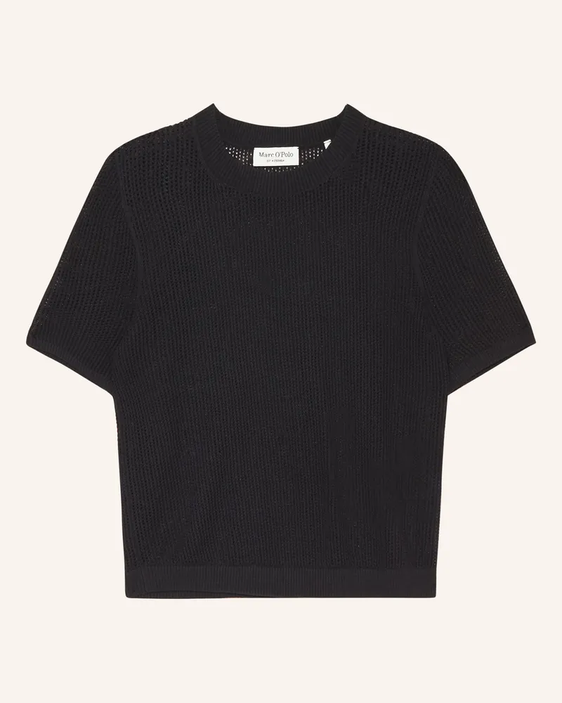 Marc O'Polo Strickshirt schwarz Schwarz