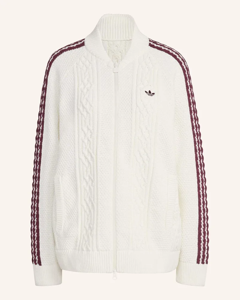 adidas Strickjacke ARCHIVE CUTLINE KNIT Weiss