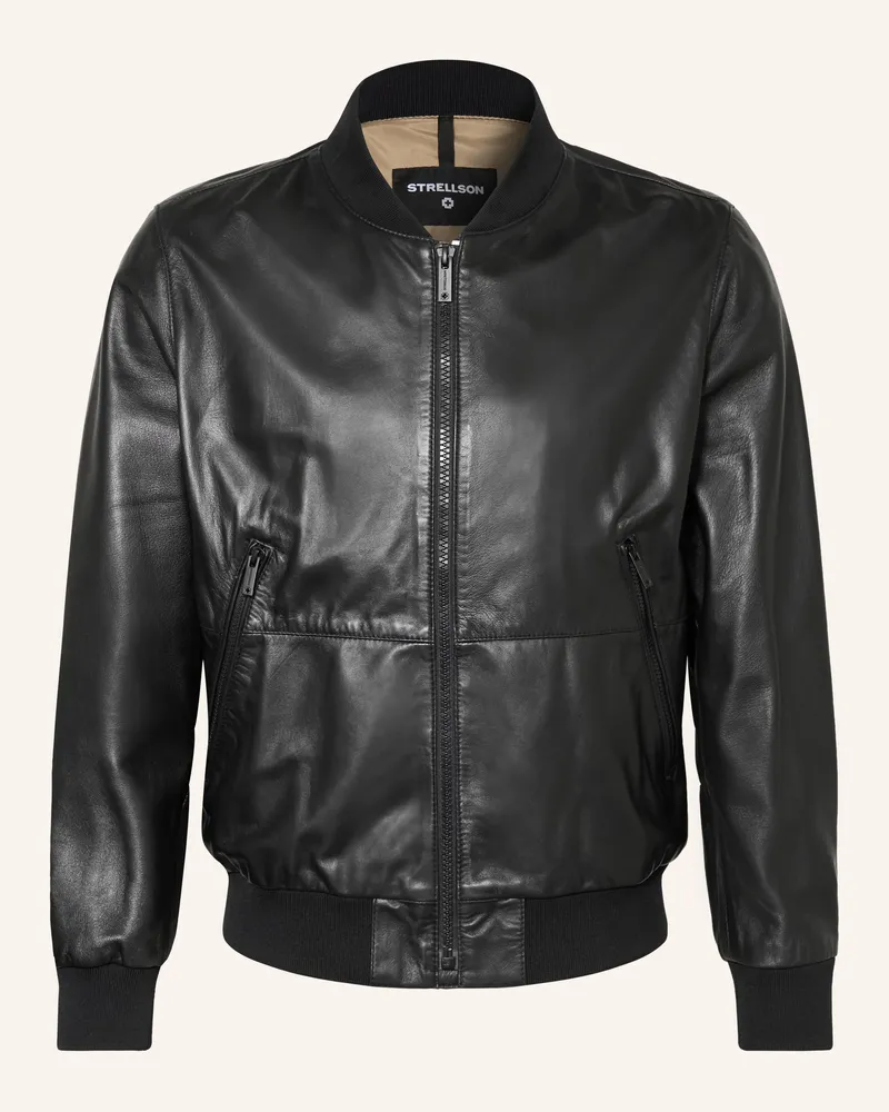 Strellson Lederblouson BOSTON Schwarz