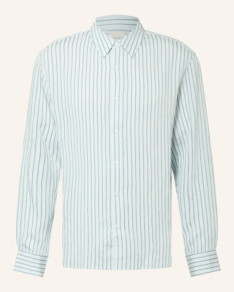Calvin Klein Hemd Easy Fit blau Hellblau