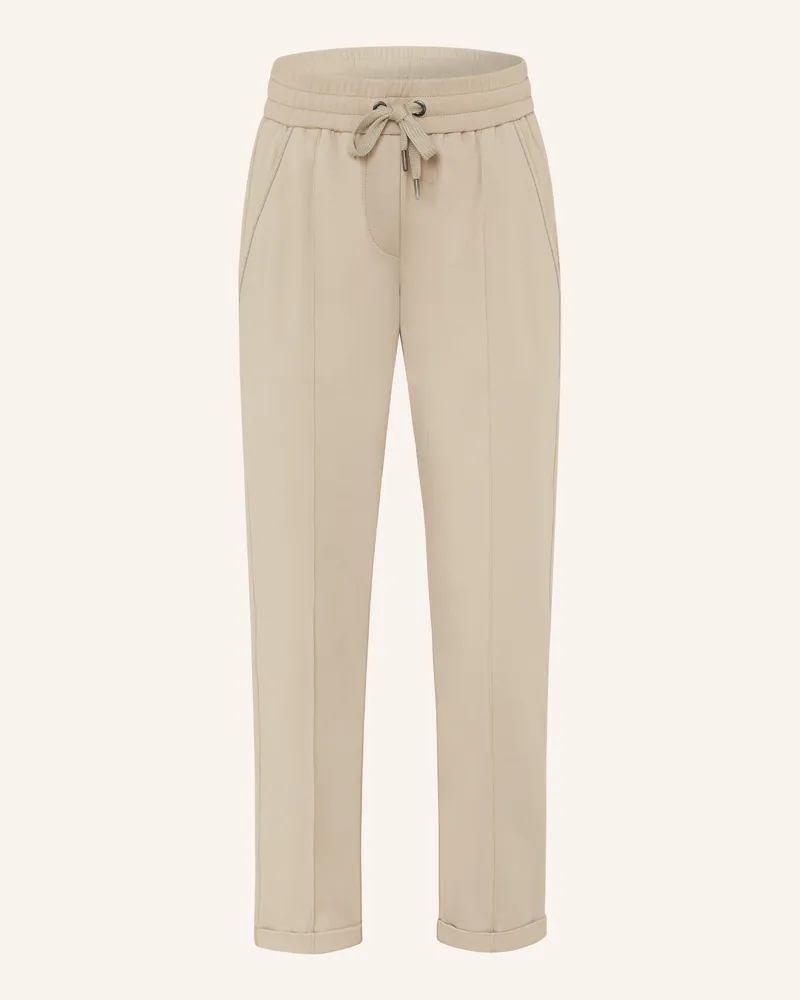 Brunello Cucinelli Jerseyhose im Jogging-Stil Beige