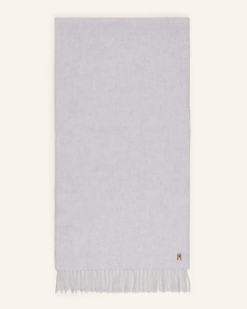 Tommy Hilfiger Cashmere-Schal grau Hellgrau