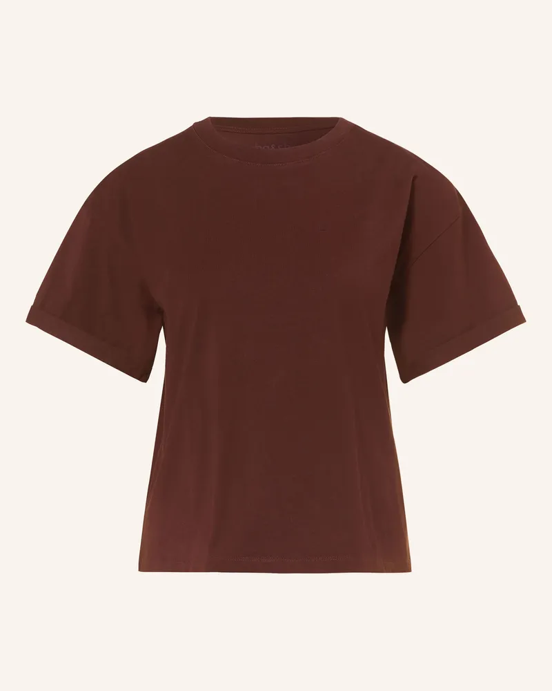 ba&sh T-Shirt Rosie rot Dunkelbraun