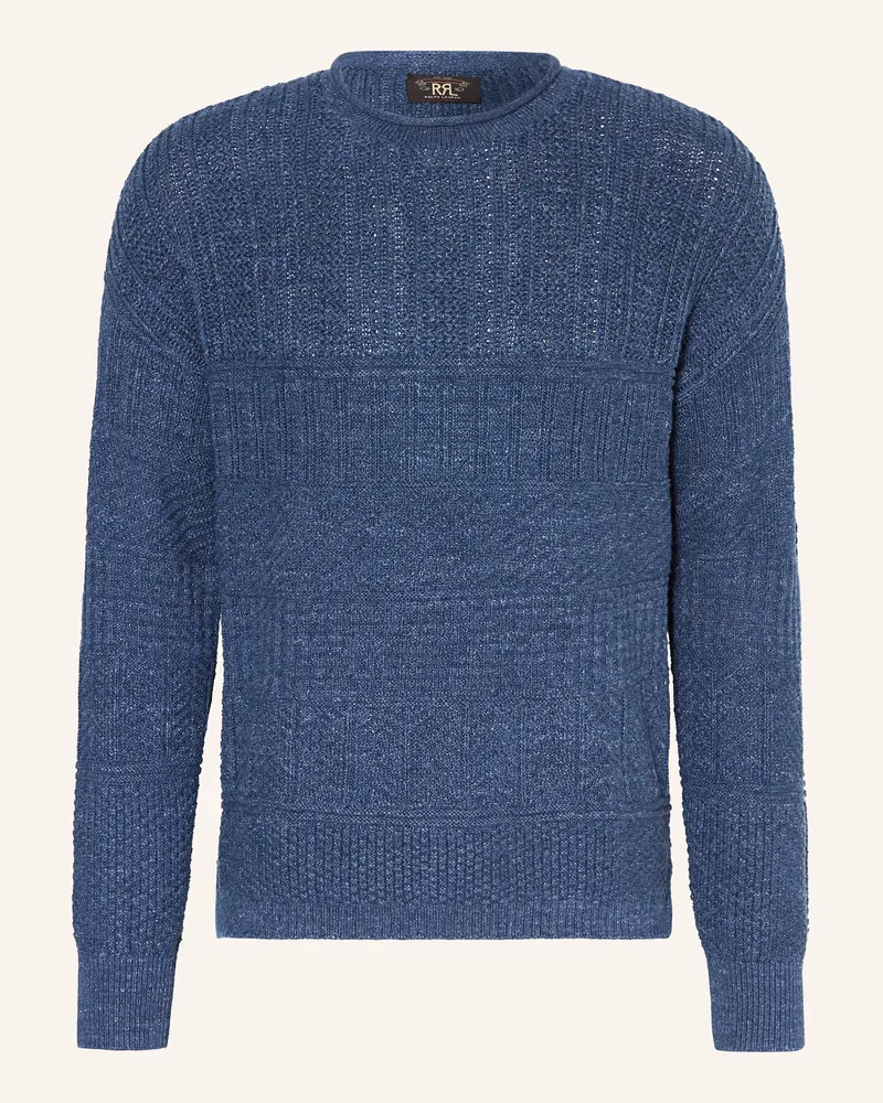 RRL Pullover Blau