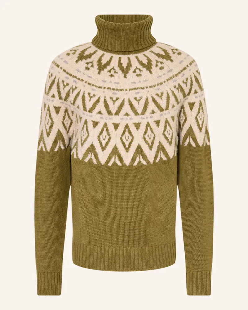Bogner Rollkragenpullover Roxter Aus Cashmere gruen Oliv